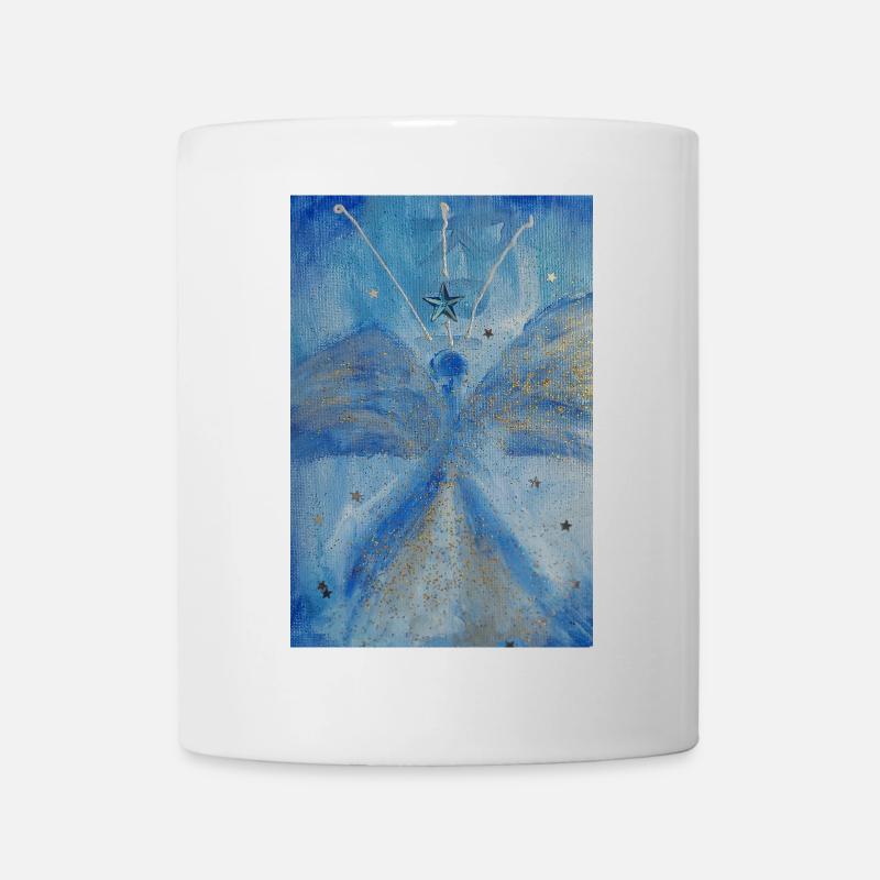Erzengel Michael Engelbild - Tasse - Weiß
