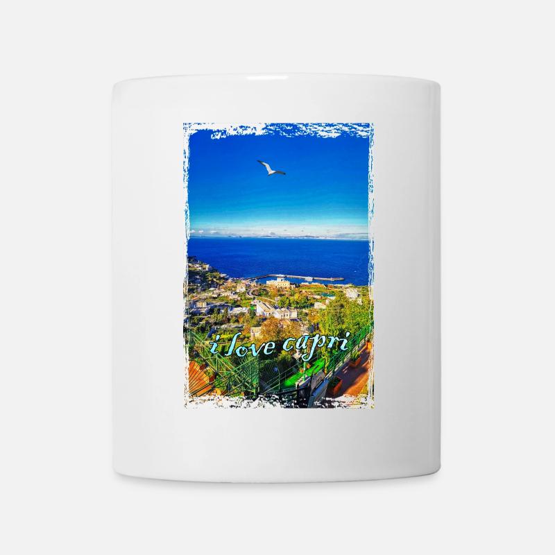 Ich liebe Capri - Tasse - Weiß