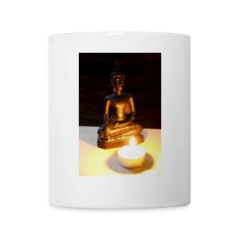 buddha Poster - Tasse - Weiß - Vorne