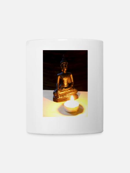 buddha Poster - Tasse - Weiß