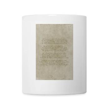 Poetic text about life poster - Mug - white - Front