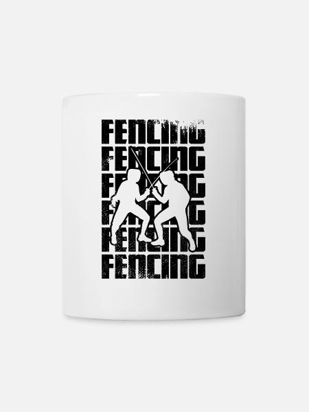 Escrime - Mug blanc - blanc