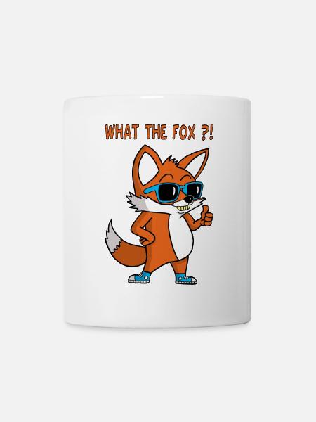 Brillenfuchs - Tasse - Weiß