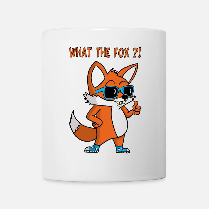 Brillenfuchs - Tasse - Weiß
