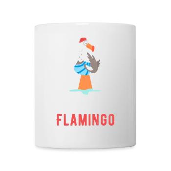 Küsten Flamingo - Tasse - Weiß - Vorne