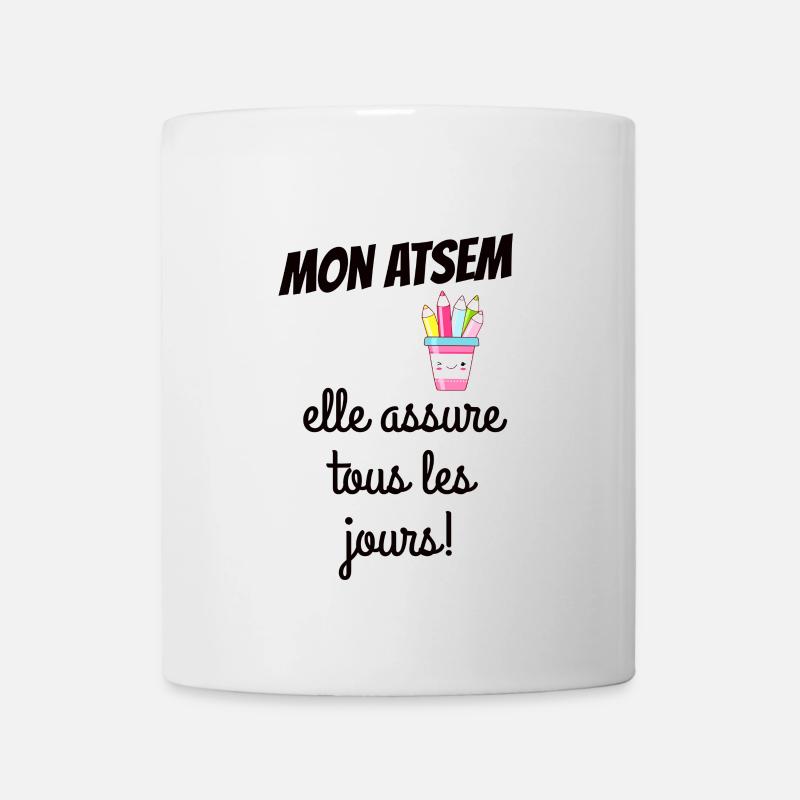 Cadeau atsem original - Mug blanc - blanc