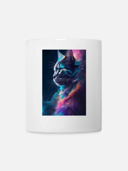 Katzen Gesicht - Tasse - Weiß