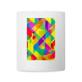 Retro Pattern Colorful - Mug - white - Front