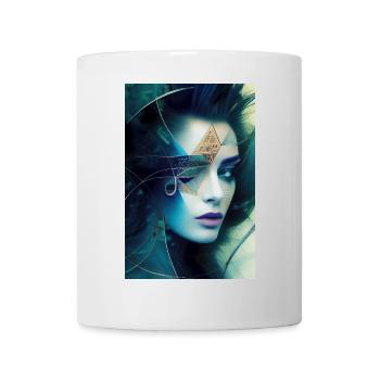 Abstract Facial Art - Mug - white - Front