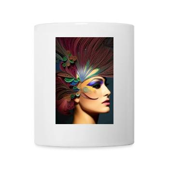 Abstract Facial Art - Mug - white - Front