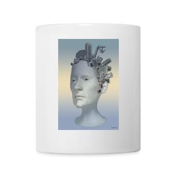 Technological urban bonding head - Mug - white - Front