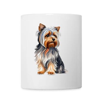 YorkshireTerrier - Tasse - Weiß - Vorne