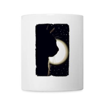 Moon Cat - Mug - white - Front