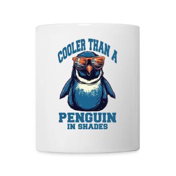 Cooler Pinguin mit Sonnenbrille - Tasse - Weiß - Vorne