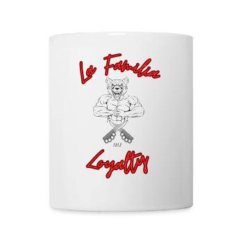 La Familia, Loyalty Design - Tasse - Weiß - Vorne