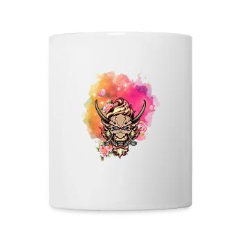 Angry dragon face - Mug - white - Front