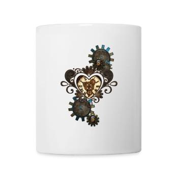 The heart of steampunk - Mug - white - Front