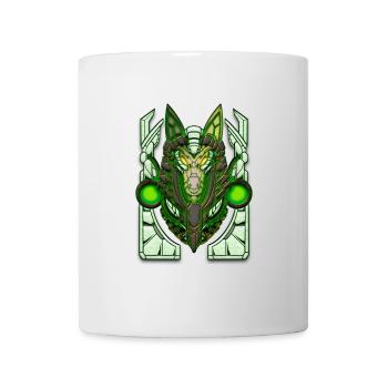 Tolle Anubis Cyberpunk Maske - Tasse - Weiß - Vorne