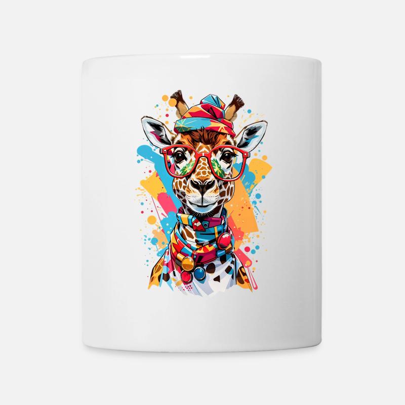 Cool giraffe - Mug - white