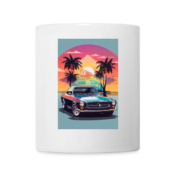 Muscle-Car - Tasse - Weiß - Vorne