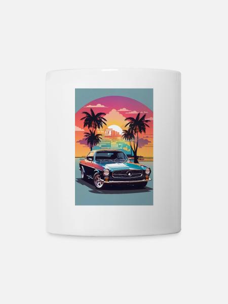 Muscle-Car - Tasse - Weiß