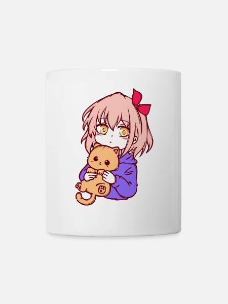 Mädchen Manga Japan Zeichentrick Anime Comic - Tasse - Weiß