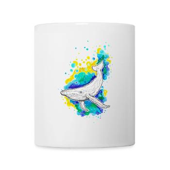 Buckelwal - Tasse - Weiß - Vorne