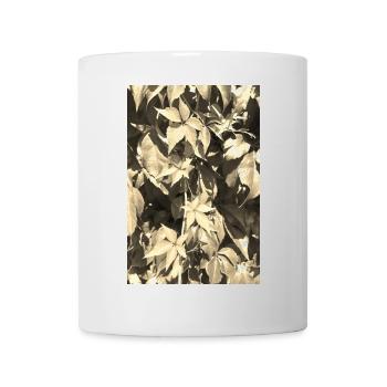 Jeune vin sauvage sépia - Mug blanc - blanc - Devant