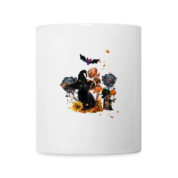 Niedliches und lustiges Halloween-Design - Tasse - Weiß - Vorne