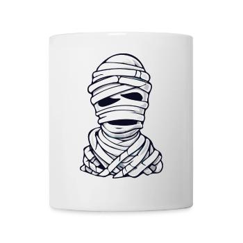 Klassische Mumie Cartoon Muster - Tasse - Weiß - Vorne