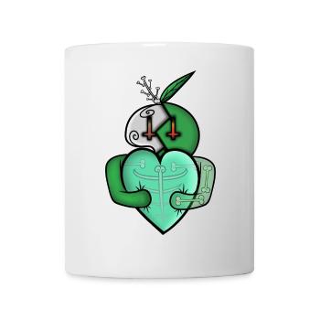 Die ewige Liebe zu Halloween! - Tasse - Weiß - Vorne