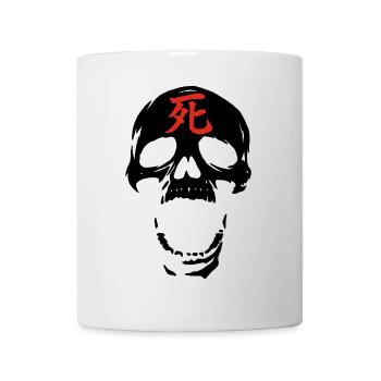 The Black Skull and the Red Death - Mug - white - Front