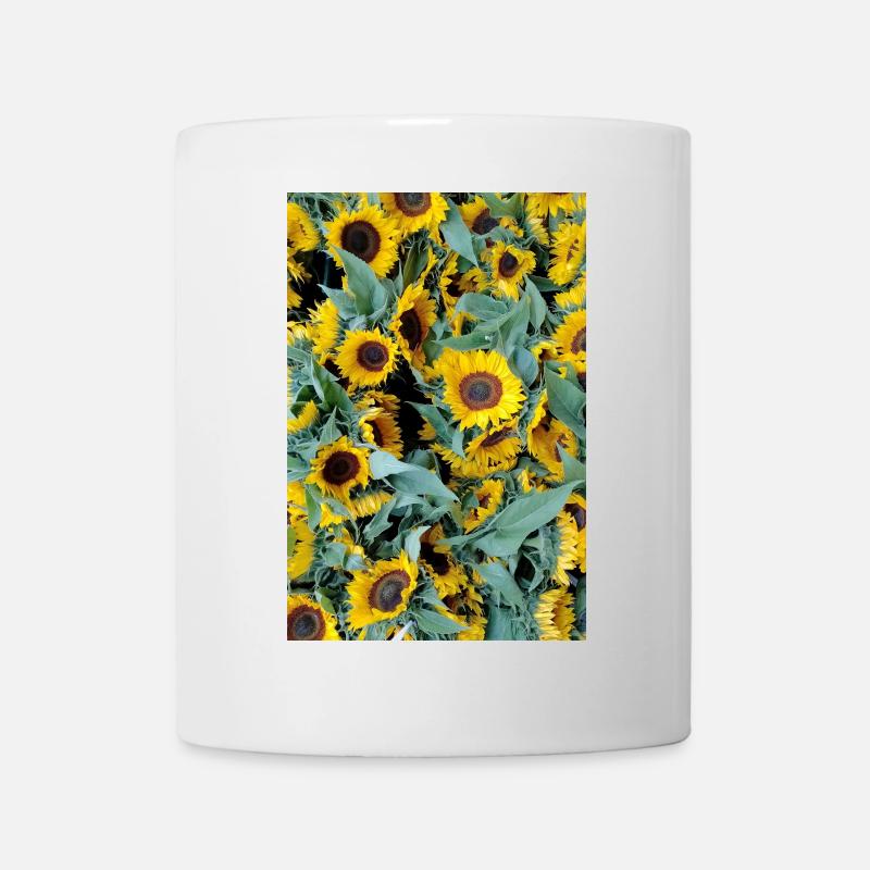 SUNFLOWER MOOD - Mug - white