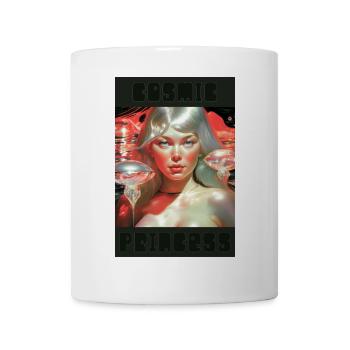 Neon-Kosmische Prinzessin - Tasse - Weiß - Vorne