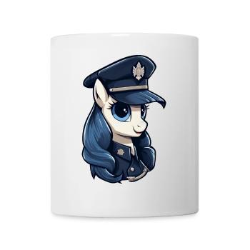 Pony Policewoman - Mug - white - Front