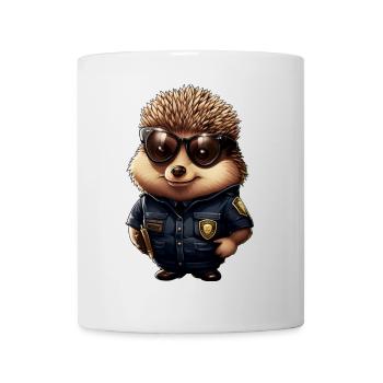 Hedgehog Police - Mug - white - Front