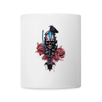 The Dark and Mysterious World of the Gothic Skull - Mug - white - Front