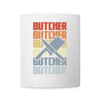 Retro Butcher - Mug - white - Front