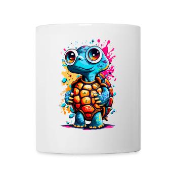 Turtle Colorful - Cool Turtle Reptile - Mug - white - Front