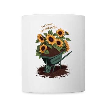Dictons de jardinier amateur - Mug blanc - blanc - Devant