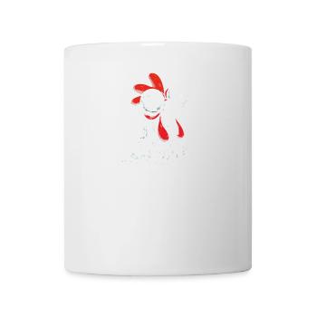 trying to hendl this hühner hahn - Tasse - Weiß - Vorne