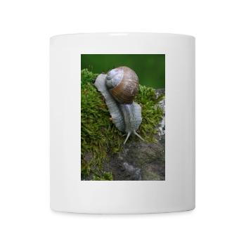 Flüstern der Schnecke im Moos - Tasse - Weiß - Vorne