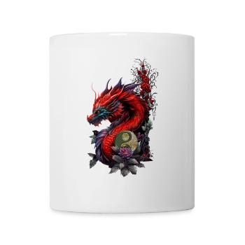 Wunderbarer chinesischer Drache - Tasse - Weiß - Vorne
