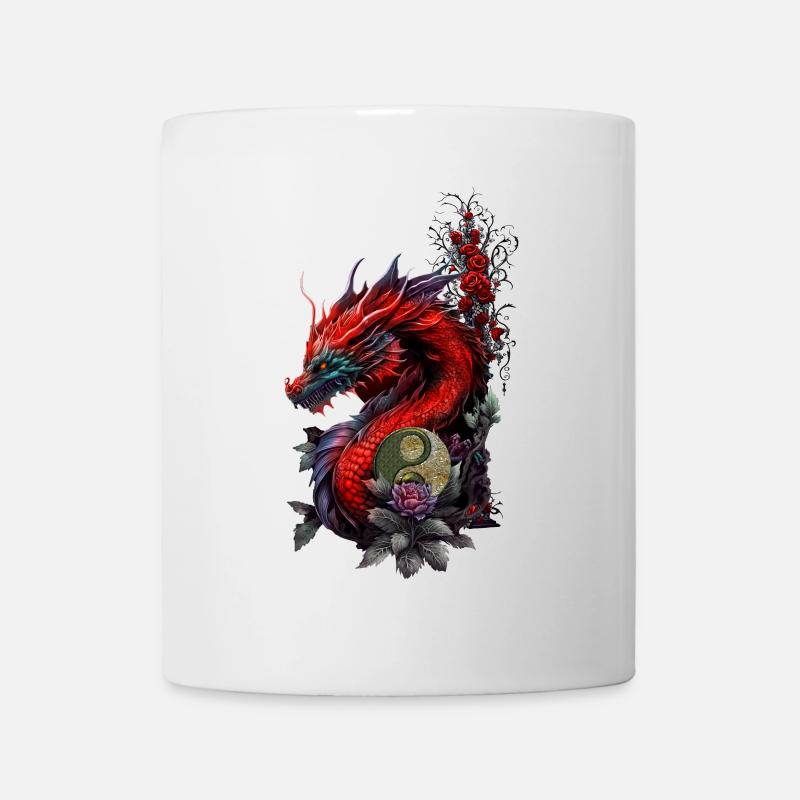 Wunderbarer chinesischer Drache - Tasse - Weiß