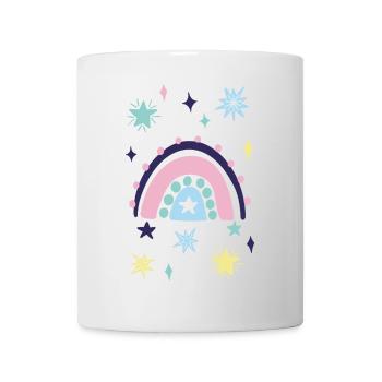 Pastellstern Regenbogen - Tasse - Weiß - Vorne