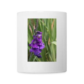 Gladiole – Stärke in Blüte - Tasse - Weiß - Vorne