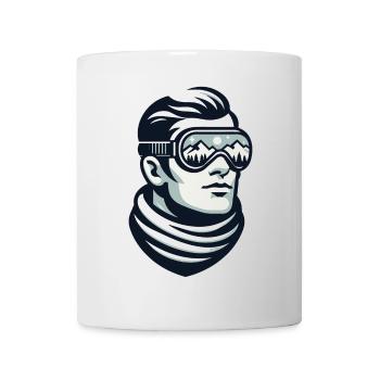 schifahrer urlaub winter schnee skilift apres ski - Tasse - Weiß - Vorne