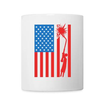 USA Schweißer - Tasse - Weiß - Vorne