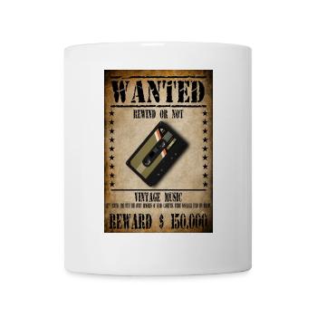 WANTED CASSETTE AUDIO - Mug - white - Front