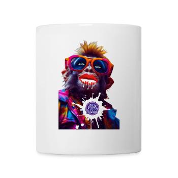 Tu fais vibrer mon monde - Mug blanc - blanc - Devant